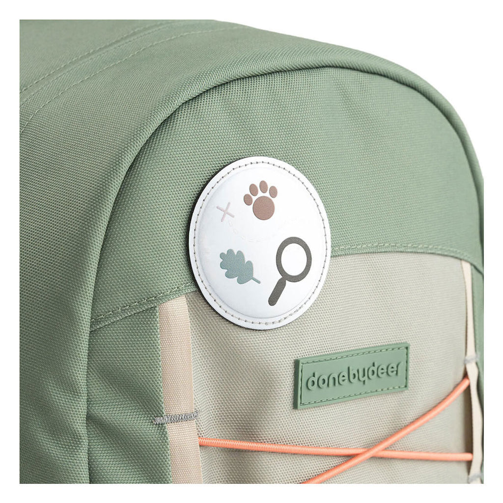 Done by deer junior rugzak tiny trails groen - 13 l