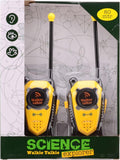 Johntoy science explorer walkie talkie bereik + - 80 mtr.