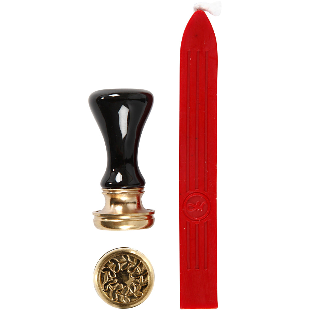 Creativ Company - Creativ Company Https://www.cchobby.nl/zegel-set-d-17-mm-rood-1-set