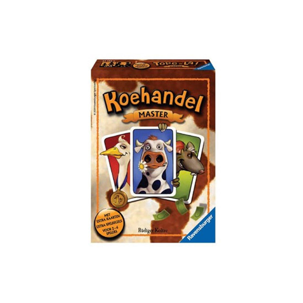 Ravensburger - koehandel master hã©t kaartspel voor 2 tot en met 6 scrupuleuze koehandelaren vanaf 10 jaar.