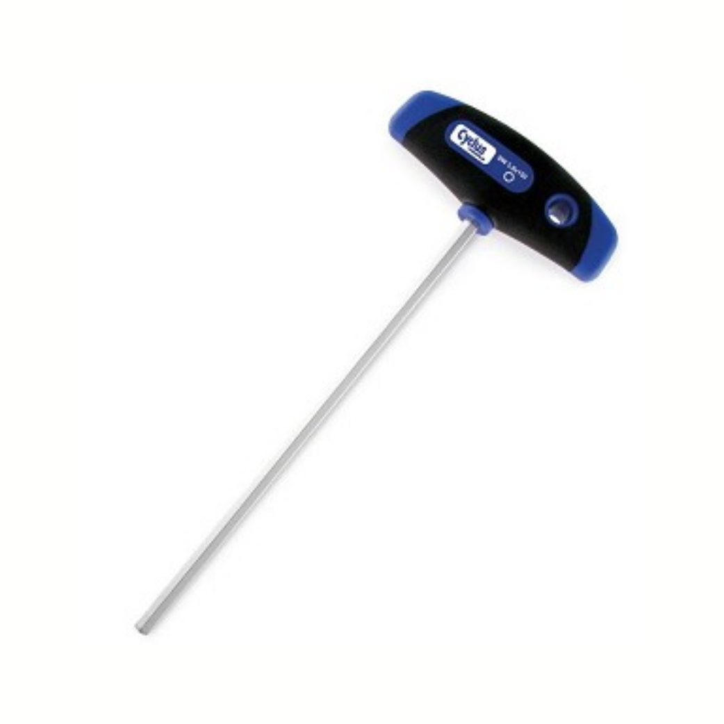 Buzaglo cyclus t-greep inbussleutel 5 mm. - 150 mm. lang