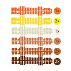 Ministeck - kleurenstrips 9st.