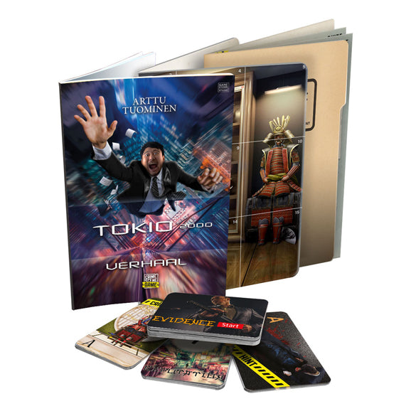 Tactic - Tactic crime scene tokyo 2000 – bordspel – misdaadspel – complex stadsdrama in japan – diepgaand onderzoek en deductie – crime scene serie – game storm studio – 1 of meer spelers – vanaf 18 jaar