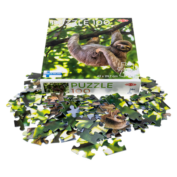 Tactic legpuzzel sloth hanging on tree, 100st.