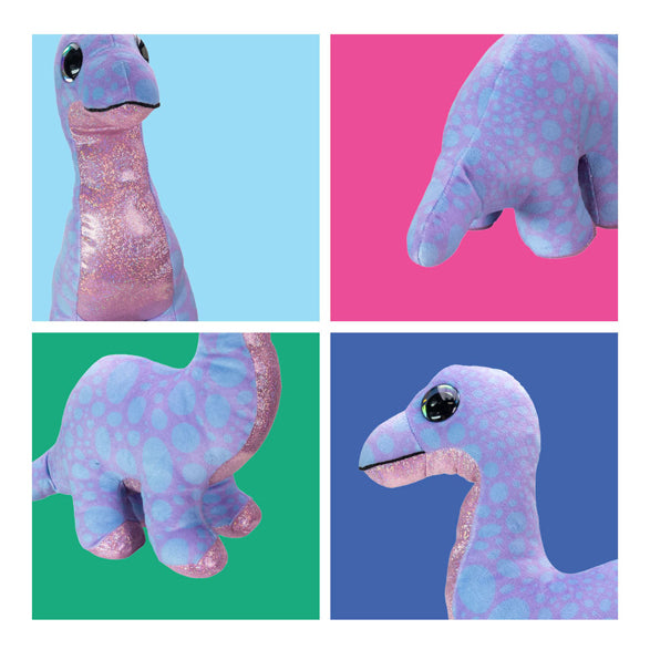 Lumo Stars - knuffel - dino brontosaur 15cm