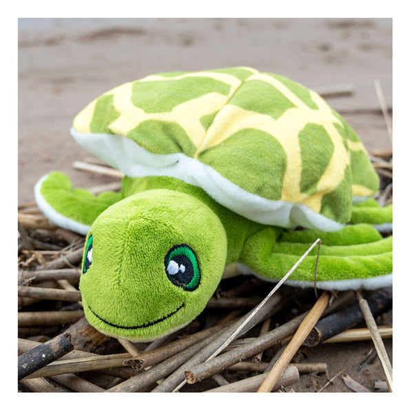 Tactic save the sea schildpad konna –duurzame knuffel 20x10x7 cm – gemaakt van 4-7 gerecyclede pet flessen – inclusief adoptiecertificaat – educatief speelgoed vanaf 0 jaar – ecologisch pluche – 100% recyclebaar – bescherm de zee – met gratis app