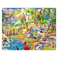 Larsen legpuzzel dieren - in de dierentuin, 48st.