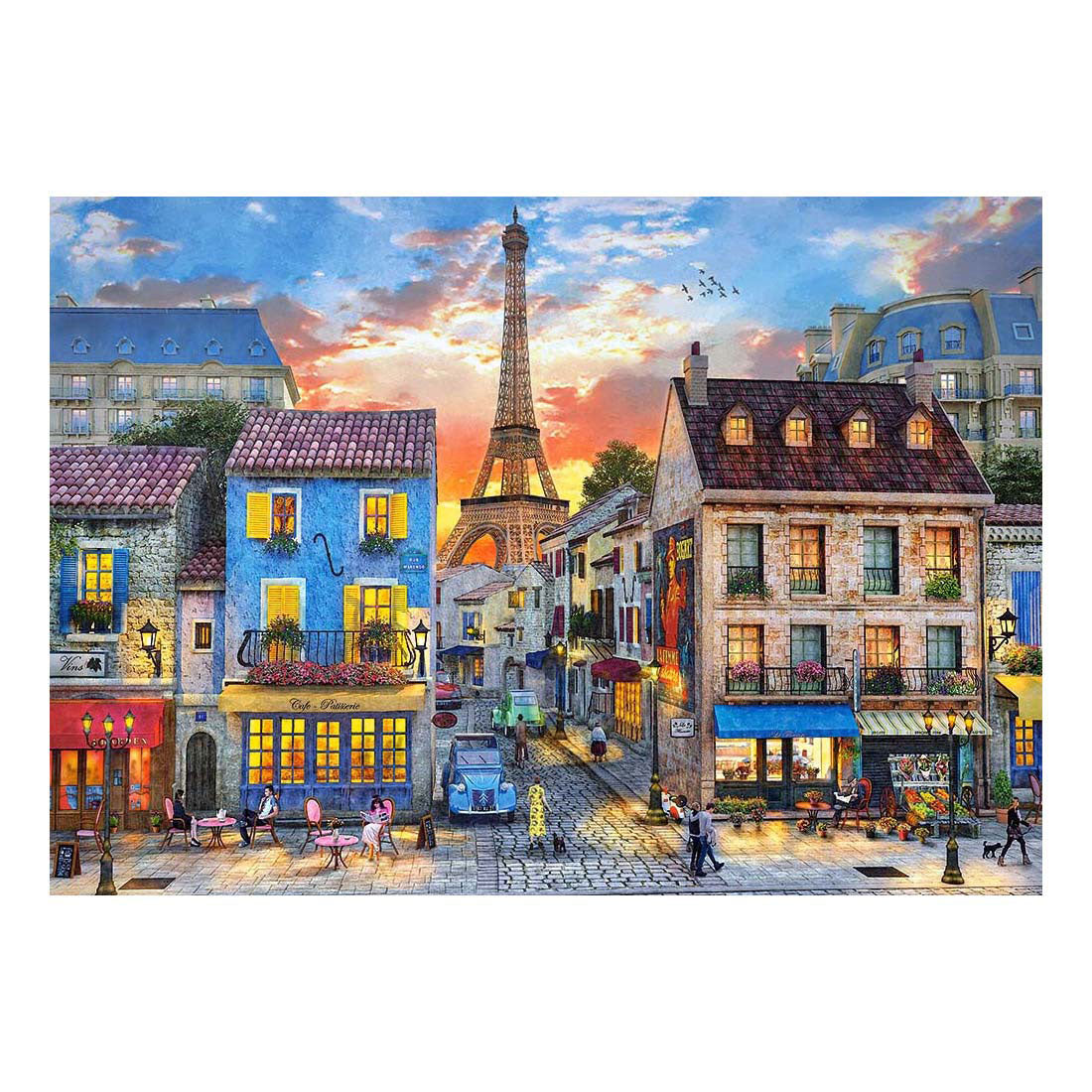 Castorland legpuzzel streets of paris, 500st.