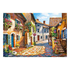 Castorland rue de village – puzzel – 1.000 stukjes – satijnen afwerking – perfecte pasvorm – europese kwaliteit