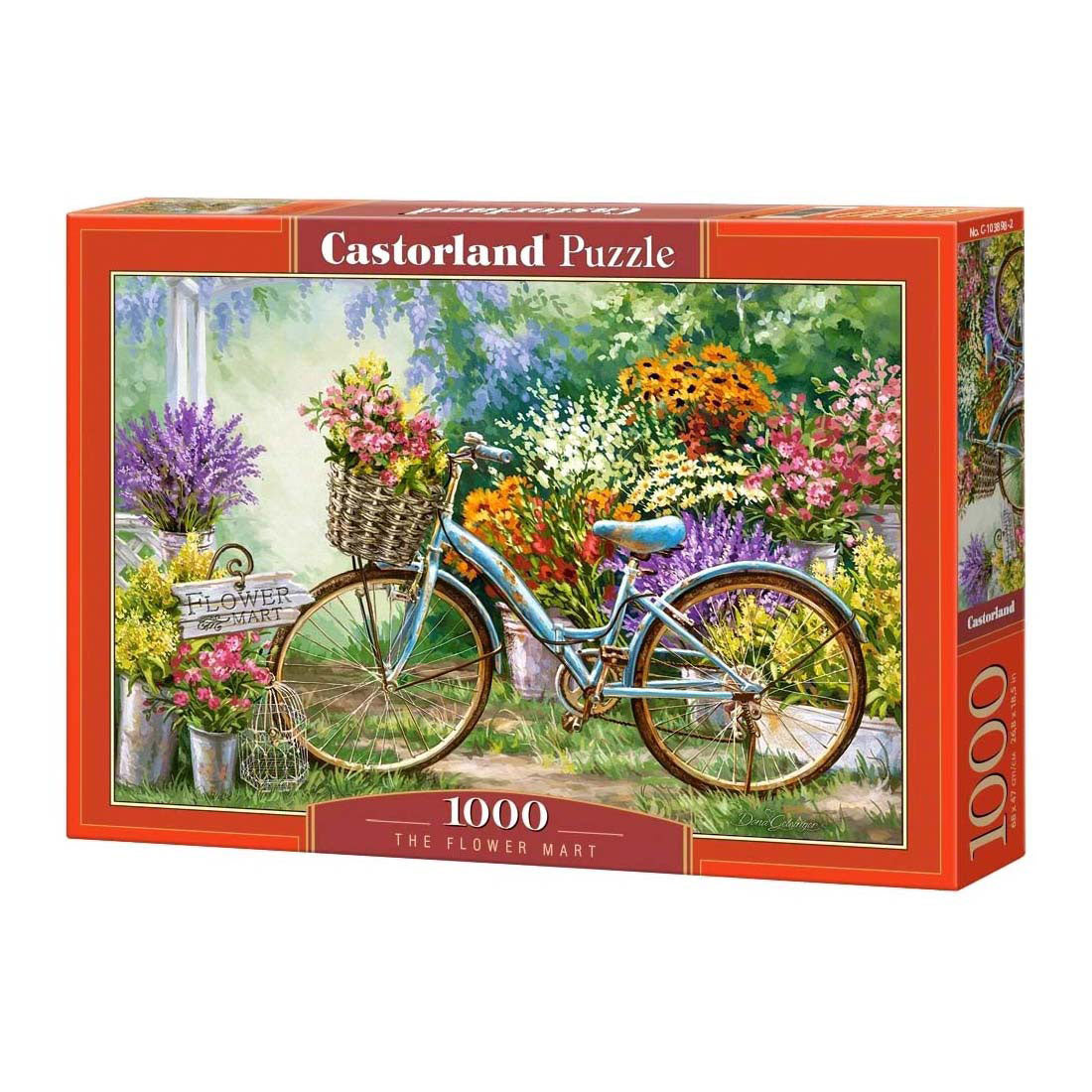 Castorland legpuzzel the flower mart, 1000st.