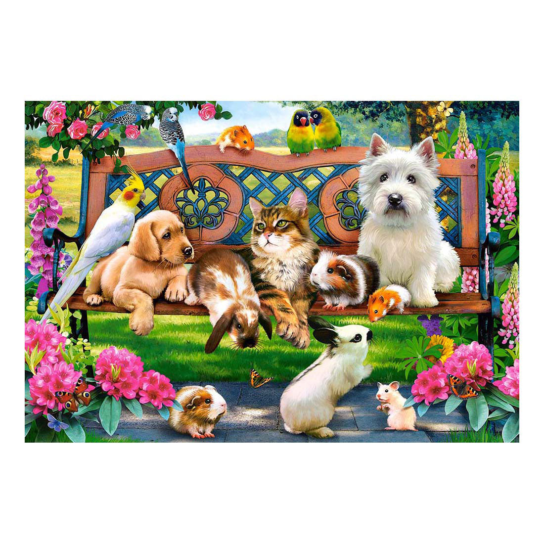 Castorland legpuzzel pets in the park, 1000st.