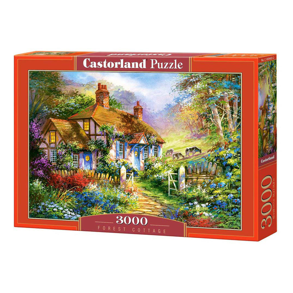 Selecta - Selecta Castorland legpuzzel forrest cottage 3000st.