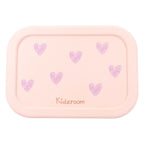 Kidzroom magical meadows lunchbox - 1.2 l - 6 x 17 x 12 cm - roze - hartjes