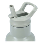 Kidzroom - small talk - schoolbeker en drinkfles - 350ml - stainless steel - dino's - groen