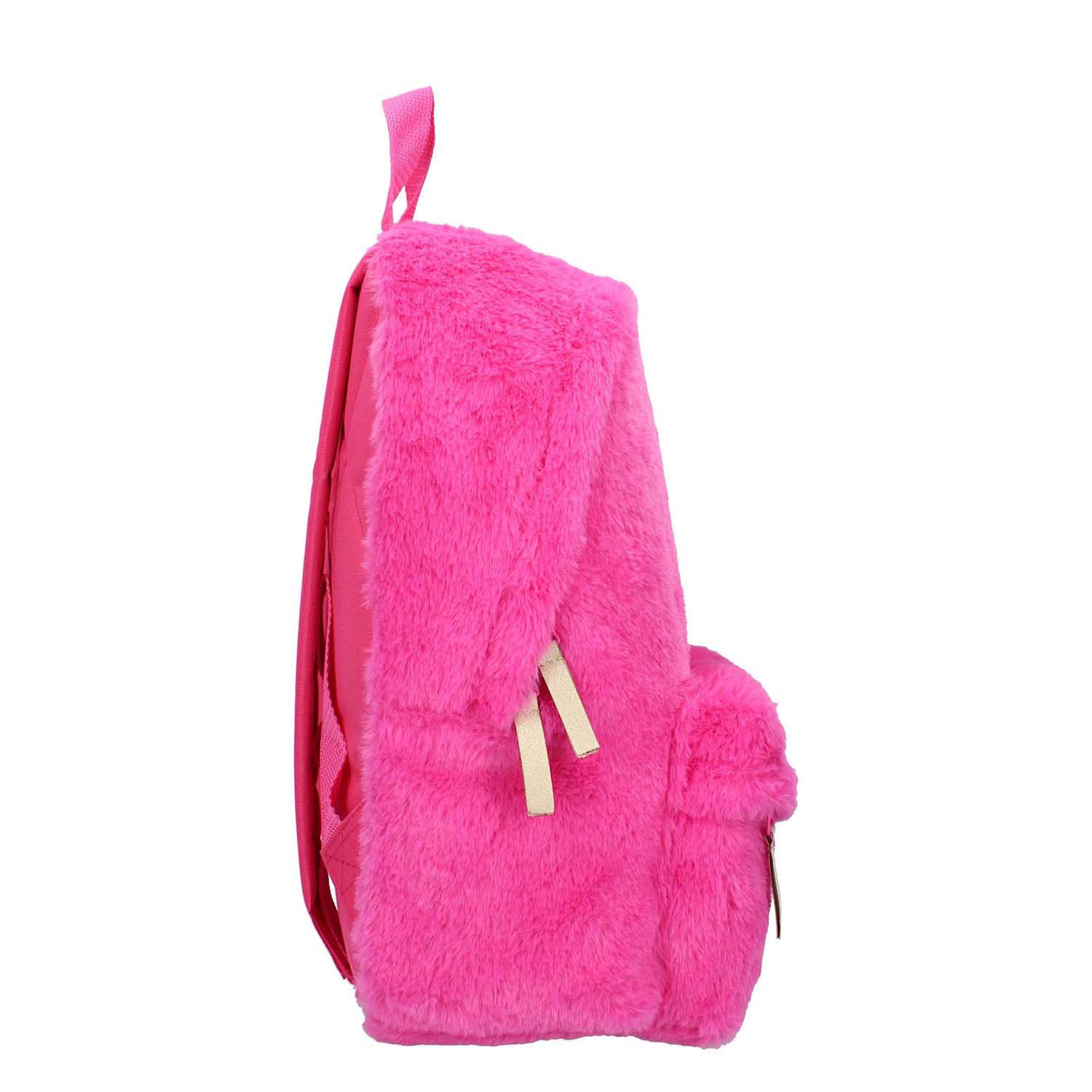 Milky kiss rugzak the wow factor fluffy roze