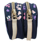 Milky kiss wildflower etui - 9 x 22 x 8 cm - paars - bloemen
