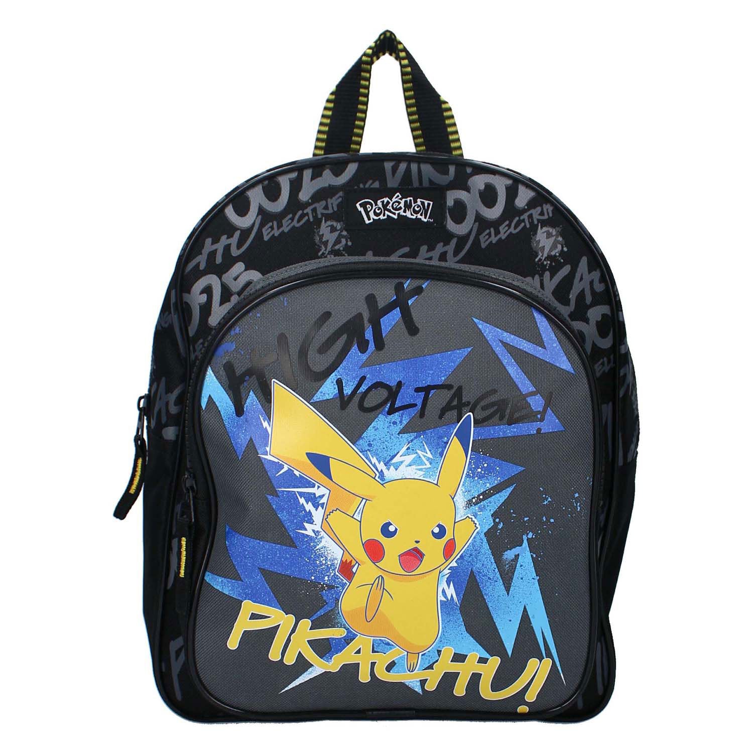 Vadobag rugzak pokémon pikachu 30x25x11cm zwart