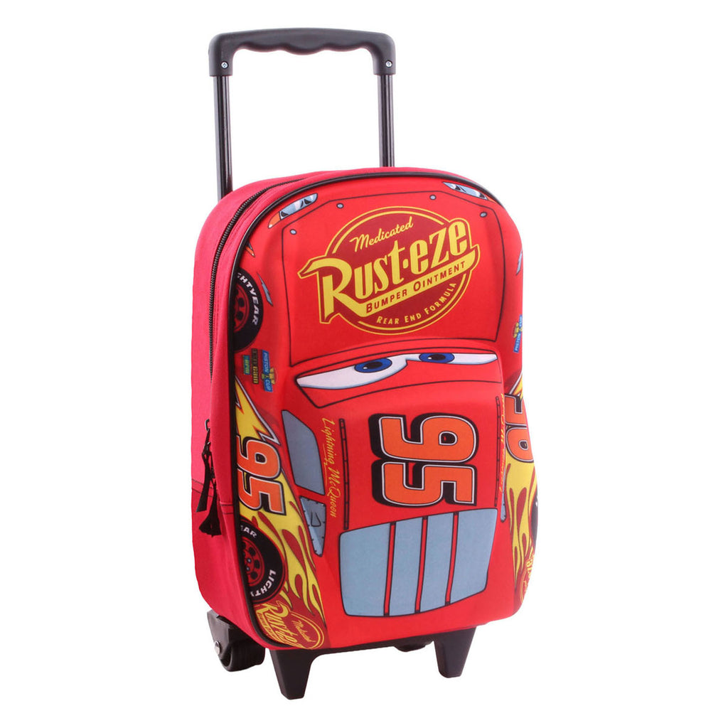 Vadobag - Vadobag Cars 3d trolley/rugzak lightning mcqueen
