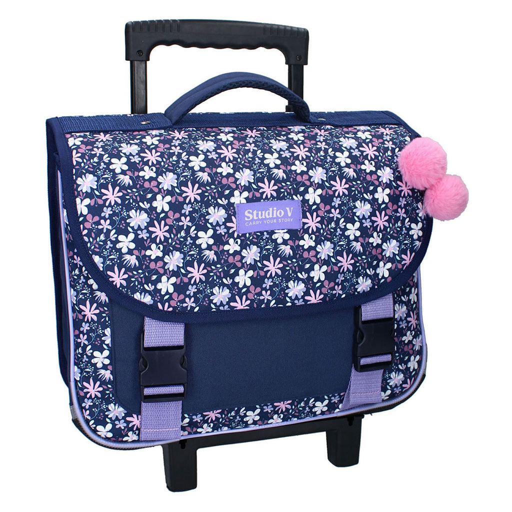 Vadobag - Vadobag Milky kiss flower bomb trolley-boekentas