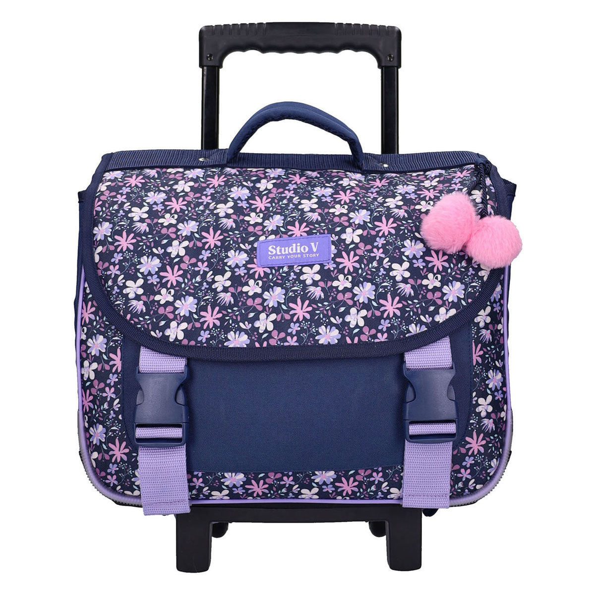 Vadobag - Vadobag Milky kiss flower bomb trolley-boekentas