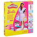 Play-Doh -Doh barbie fashionista-franjes - speelset met pop - boetseerklei