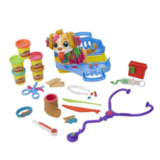 Hasbro - Hasbro -doh dierenarts speelset - boetseerklei - inclusief 5 play-doh potjes - knutselen voor kinderen