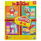 Play-Doh -Doh mini classic bundel - 4in1 speelset - 8 kleipotjes