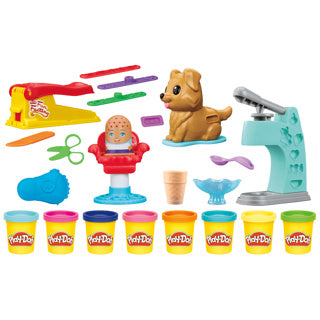 Play-Doh -Doh mini classic bundel - 4in1 speelset - 8 kleipotjes