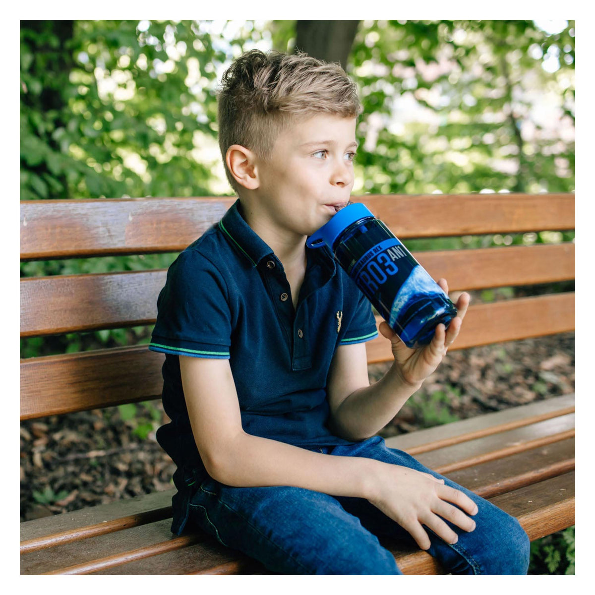 Basic jurassic world drinkfles, 500ml