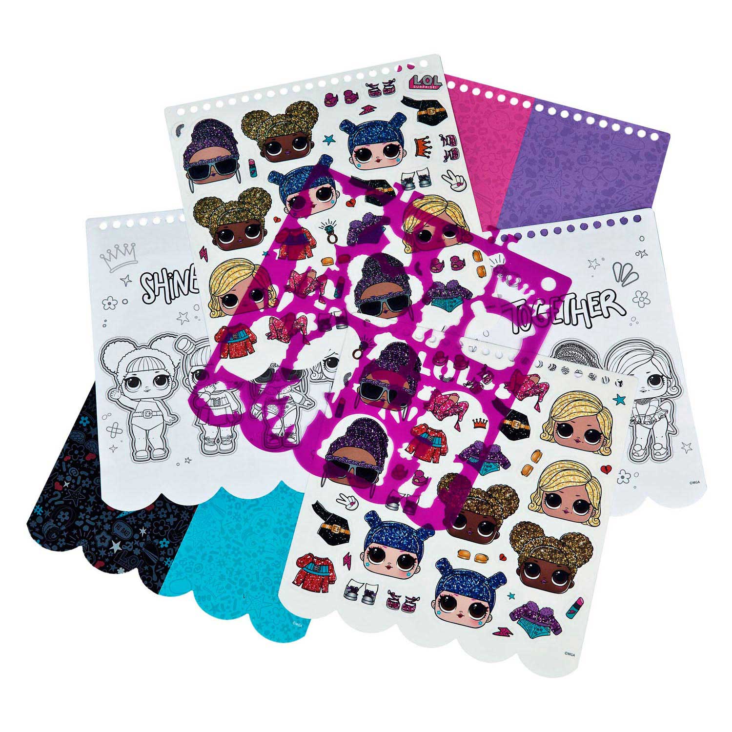 L.o.l. l.o.l surprise! sjabloon set