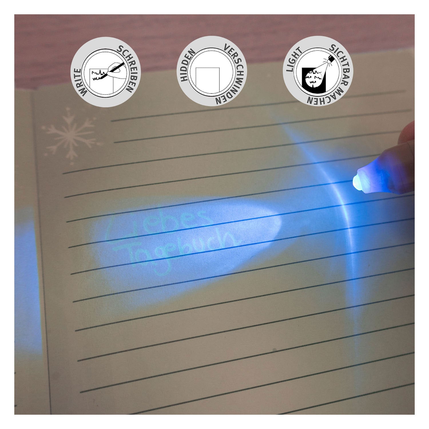Undercover - Undercover Geheim dagboek frozen met uv-pen