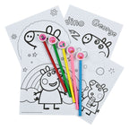 Undercover kleurblok peppa pig met 5 kleurpotloden