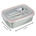 Undercover lunchbox snoopy roestvrij staal met kunststof deksel.