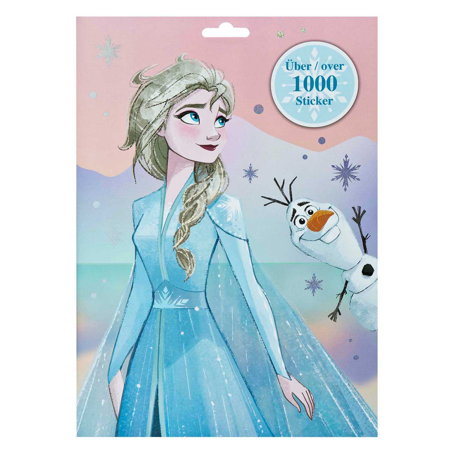 Disney stickervellen frozen - 1000st.