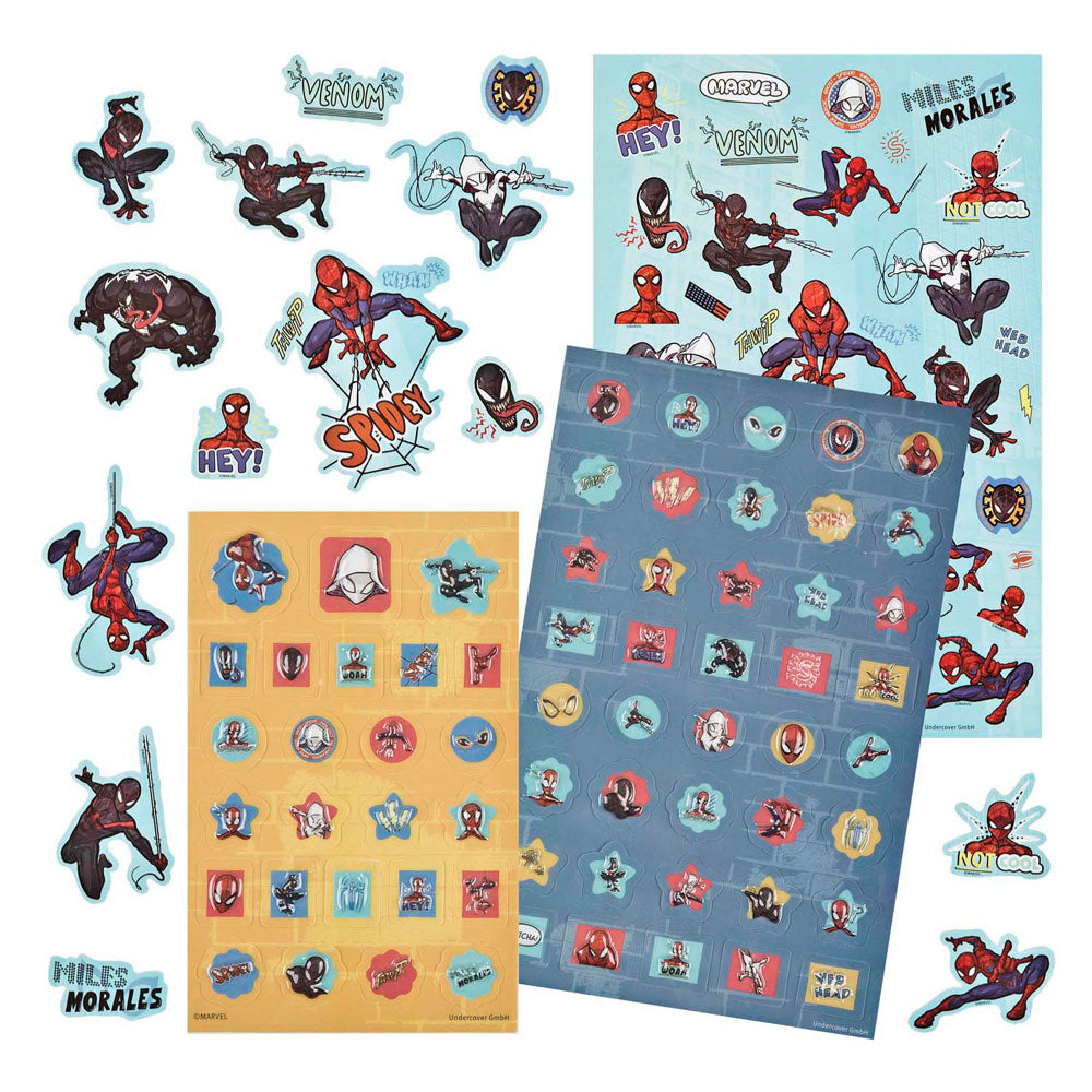 Spider-man super sticker set spiderman - 500+st.