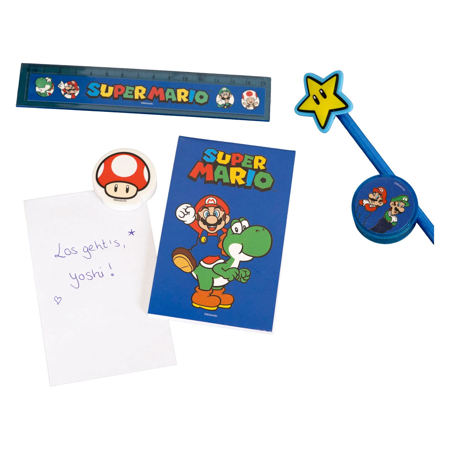 Super Mario - Super Mario Schrijfset - 6dlg.
