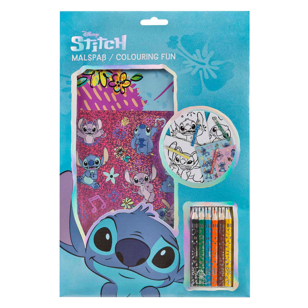 Undercover - Undercover Kleurblok stitch met kleurpotloden en stickers