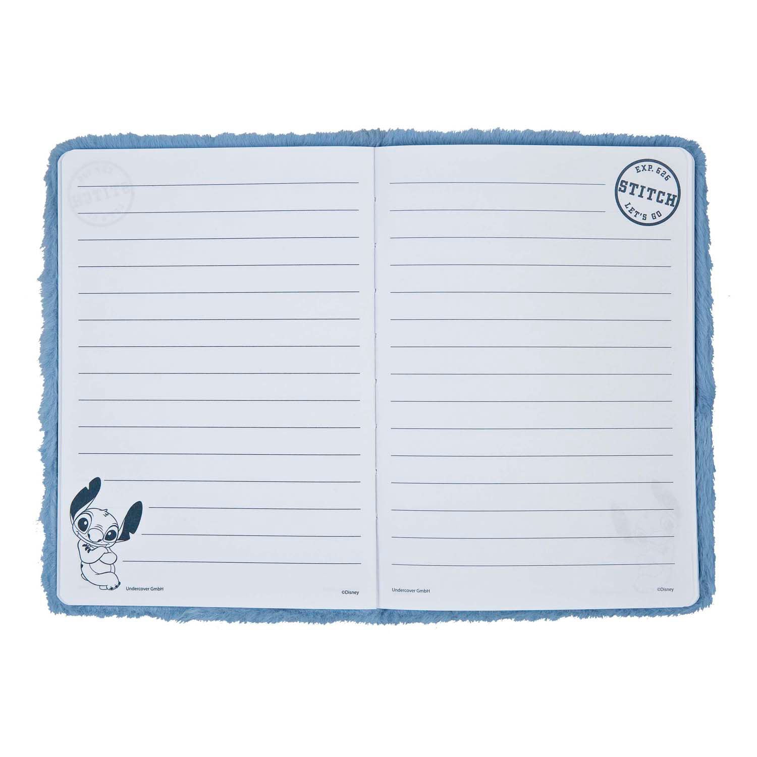 Pluche notitieboek a5 stitch