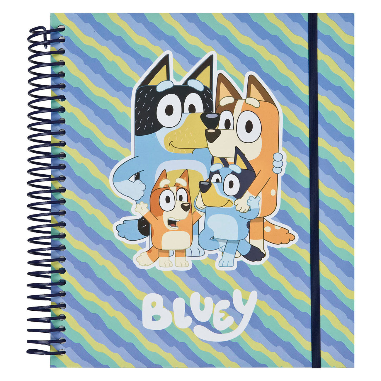 Undercover - Undercover Stencil en kleurset bluey - 49 delig