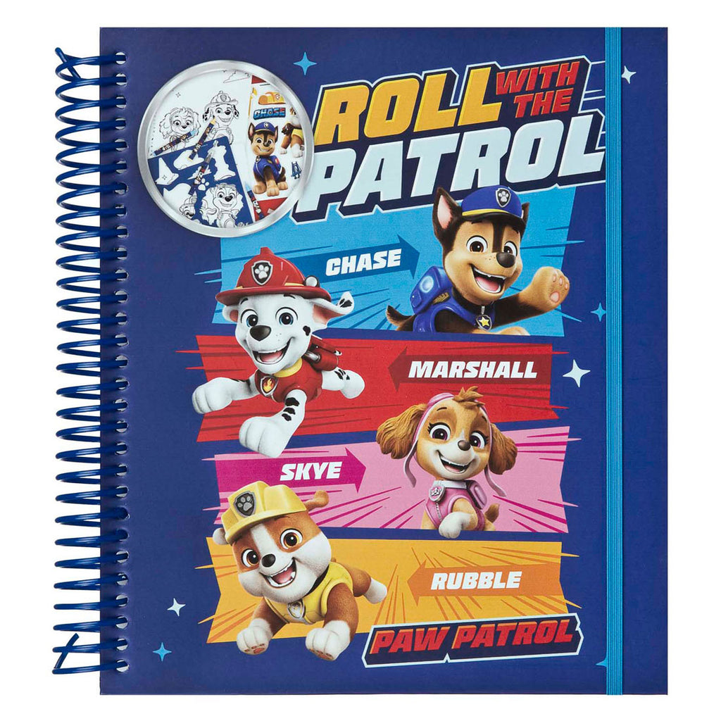 Undercover - Undercover Stencil en kleur set paw patrol - 49 delig