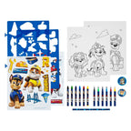 Undercover - Undercover Stencil en kleur set paw patrol - 49 delig
