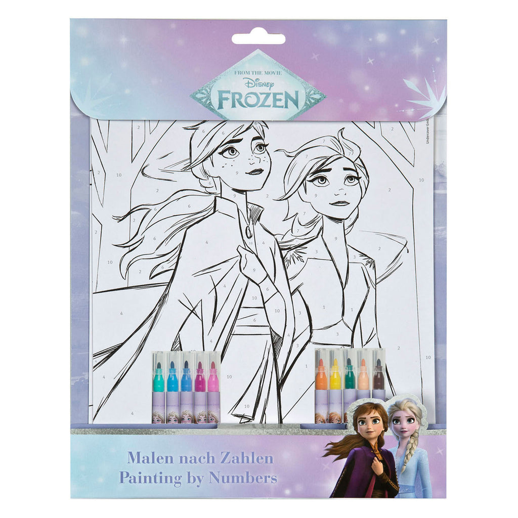 Undercover - Undercover Kleuren op nummer set frozen