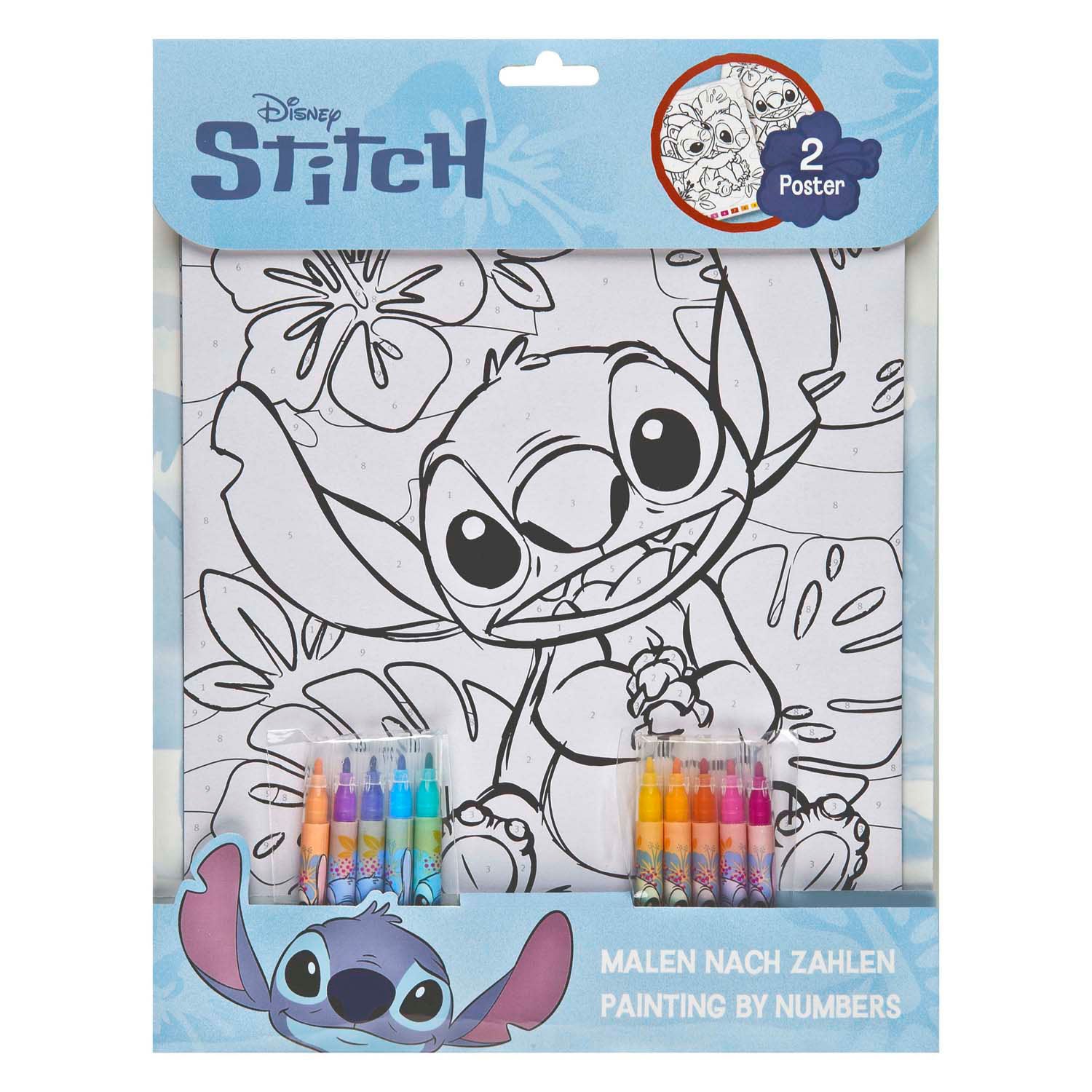 Undercover - Undercover Kleuren op nummer set stitch