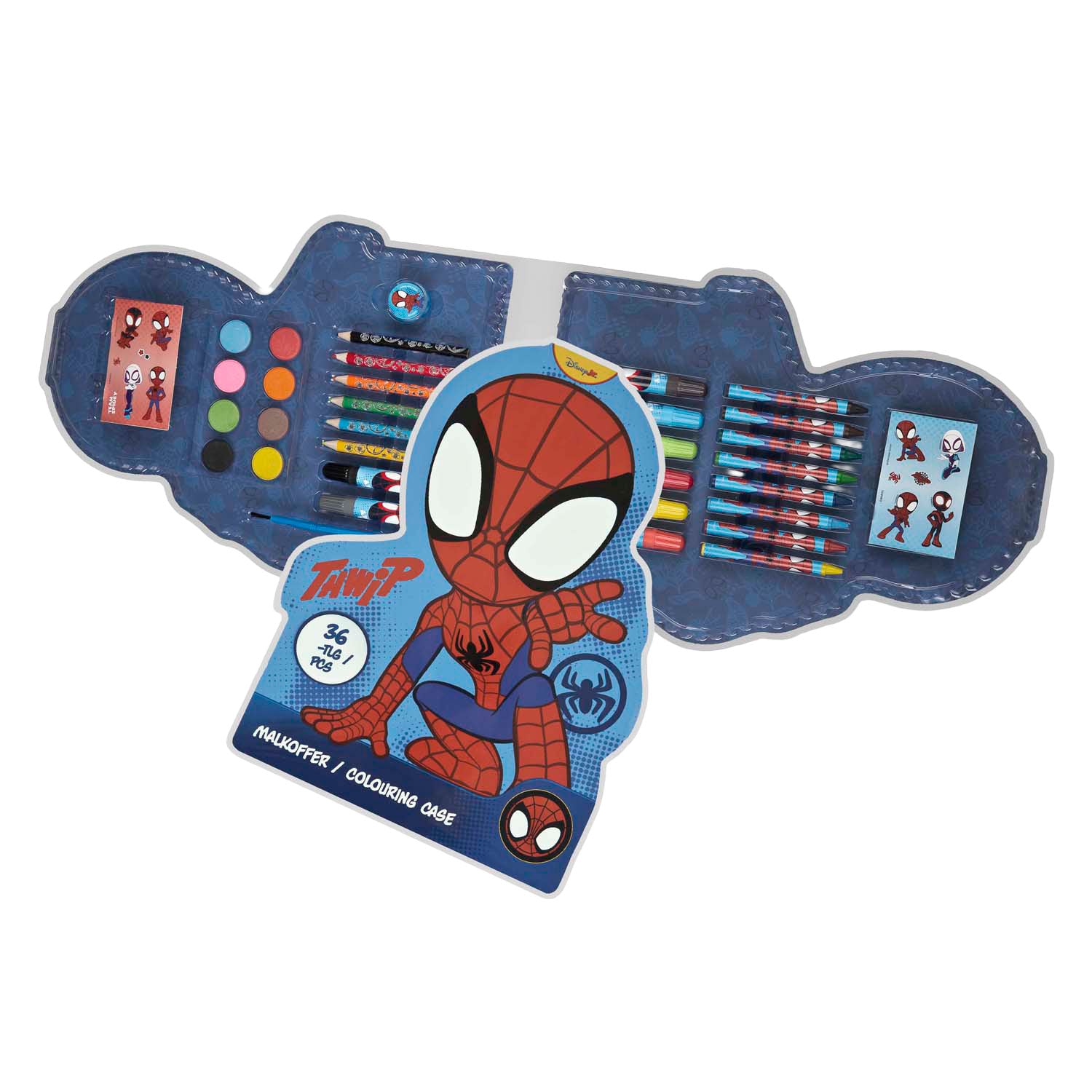 Undercover - Undercover Kleurkoffer spidey - 36dlg.