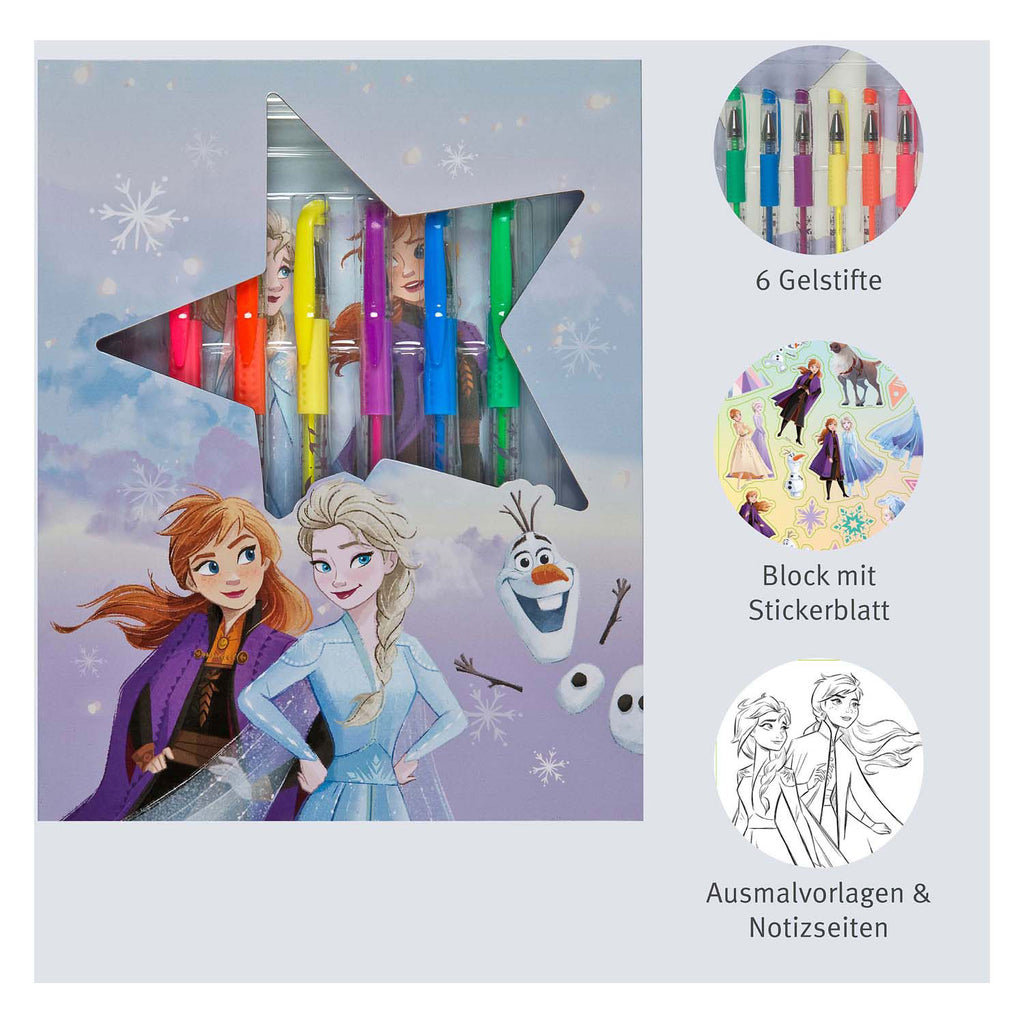 Undercover - Undercover Kleurset met gelpennen frozen