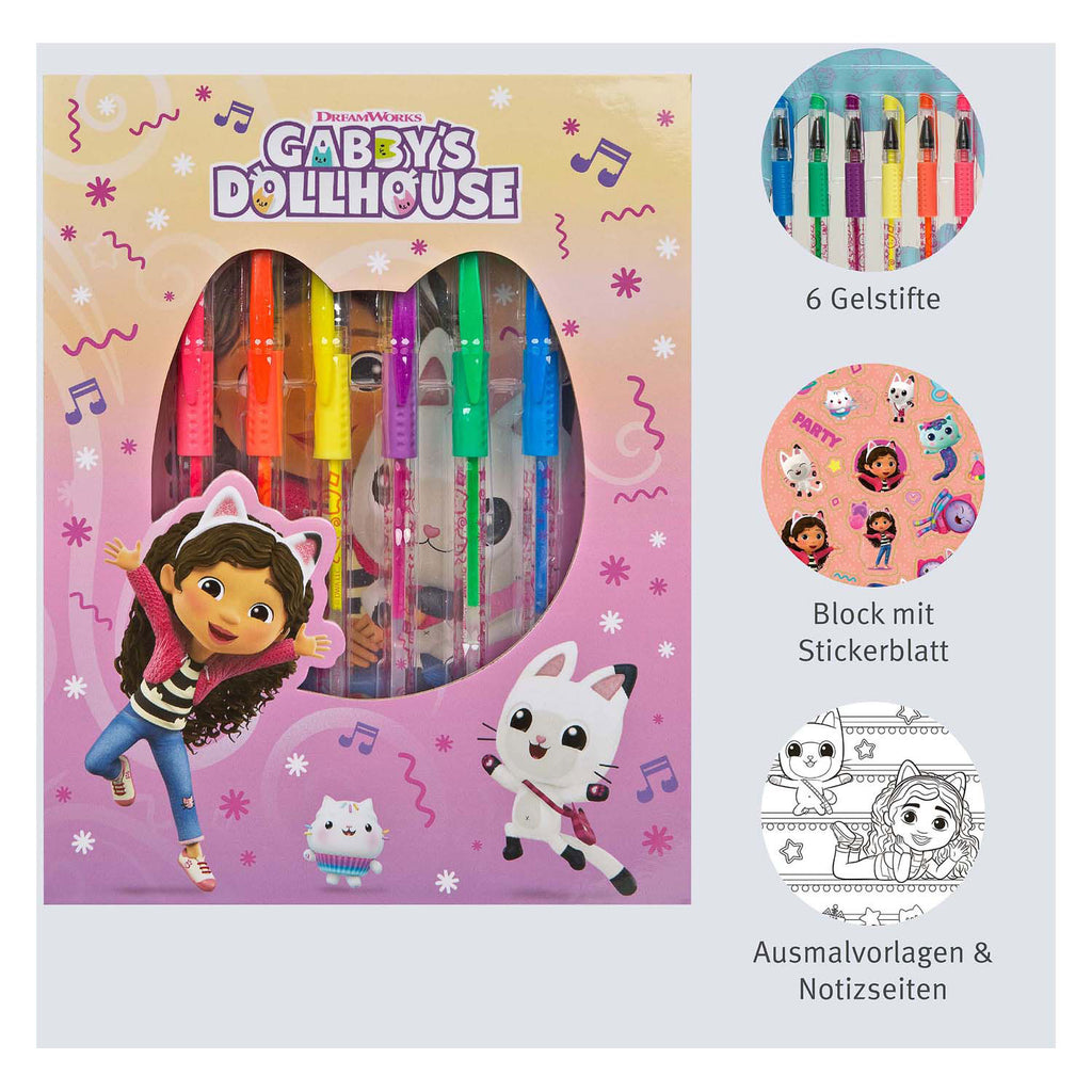 Undercover - Undercover Kleurset met gelpennen gabby's poppenhuis