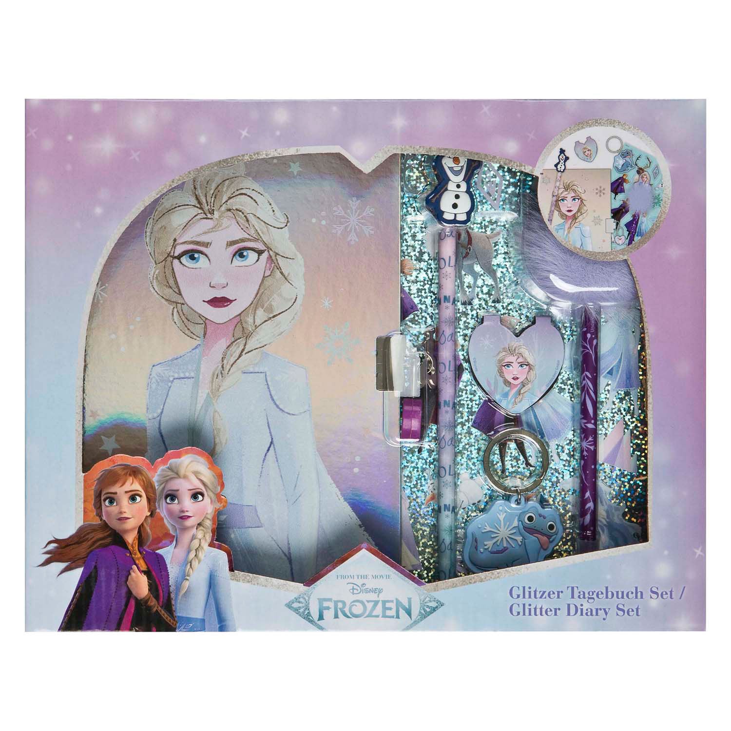 Undercover - Undercover Glitter dagboek set frozen - 6dlg.
