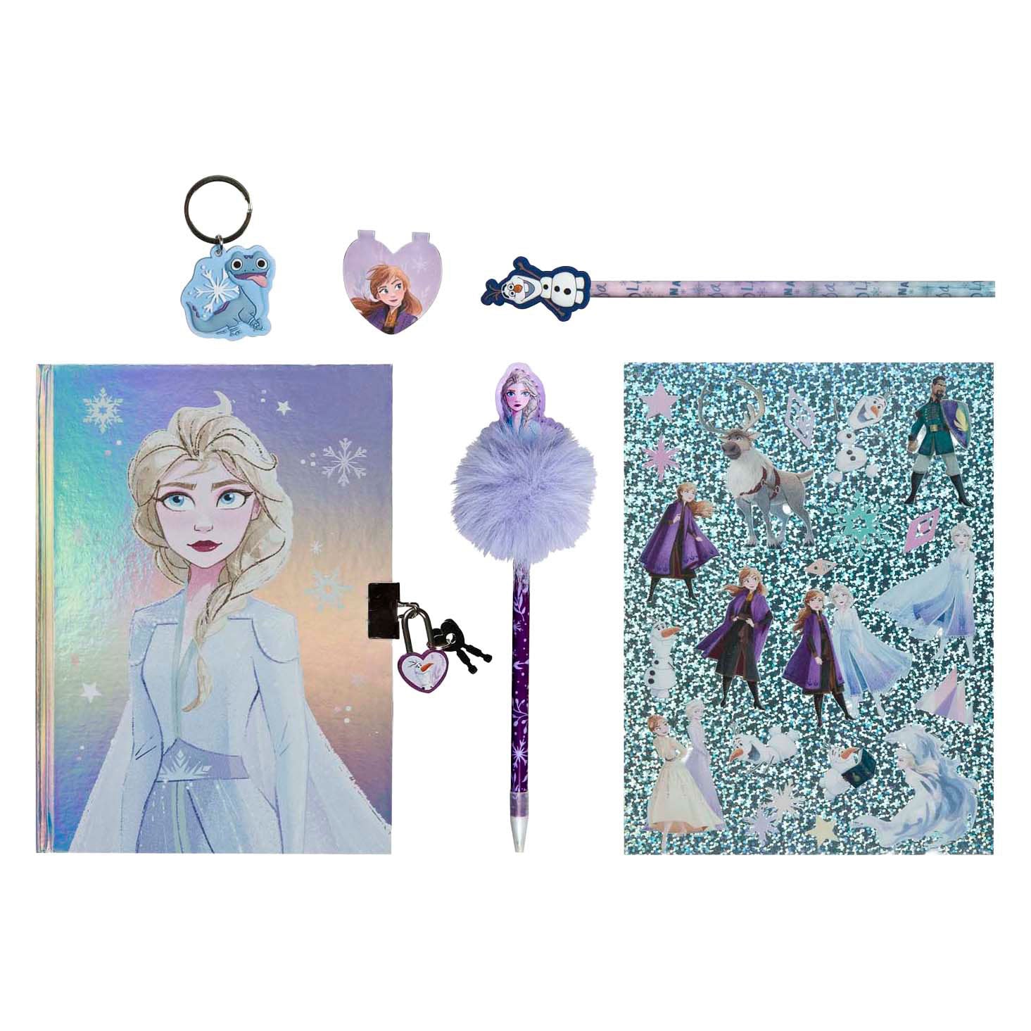Undercover - Undercover Glitter dagboek set frozen - 6dlg.