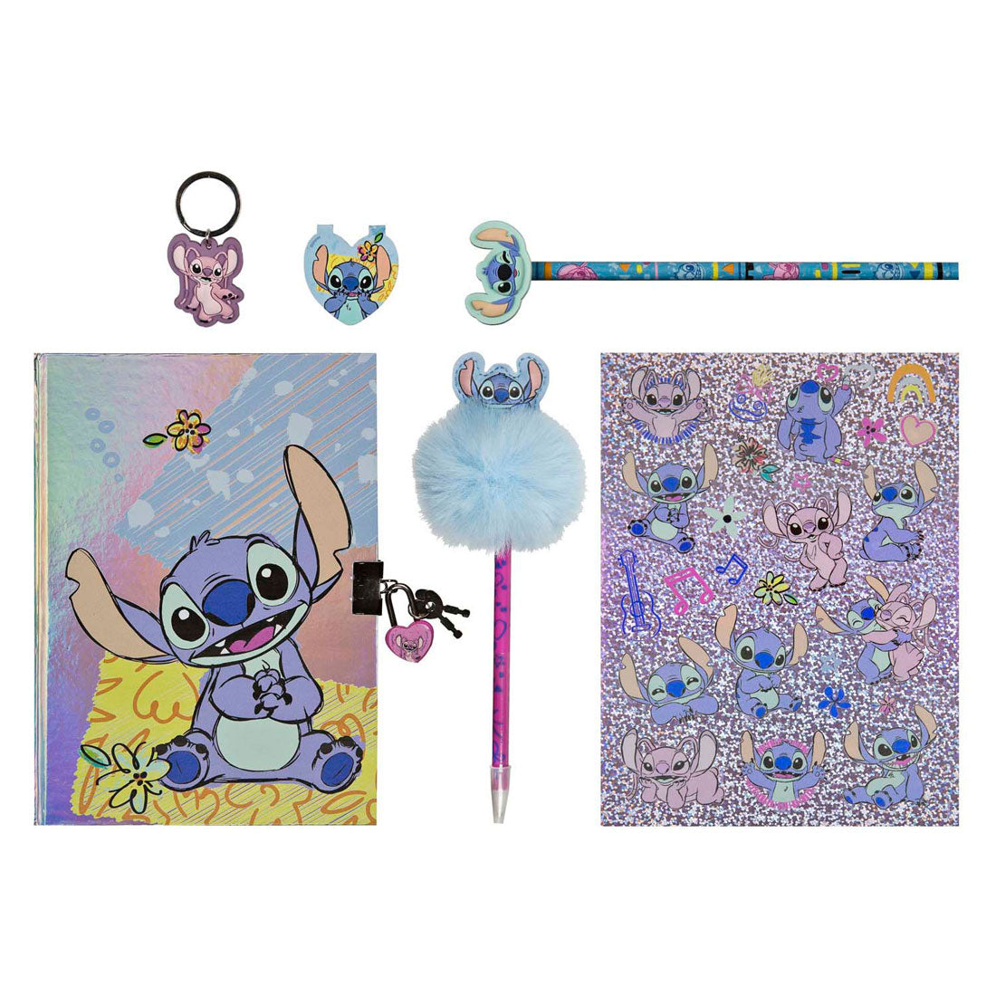 Undercover - Undercover Glitter dagboek set stitch - 6dlg.