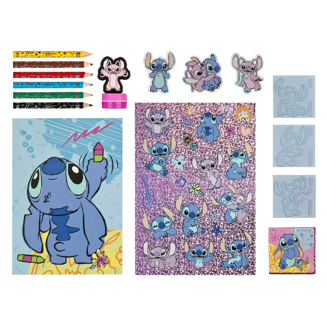 Undercover - Undercover Mega kleur- en stempelset stitch - 15dlg.
